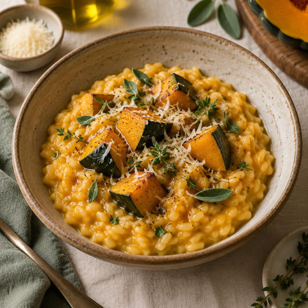 Imagem ilustrativa para Risotto de Abóbora Cabotiá