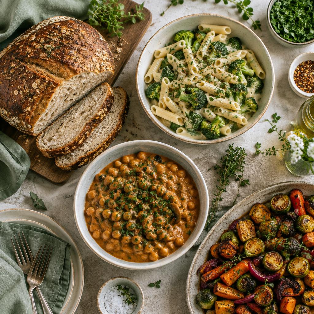 Composição gastronômica ilustrativa