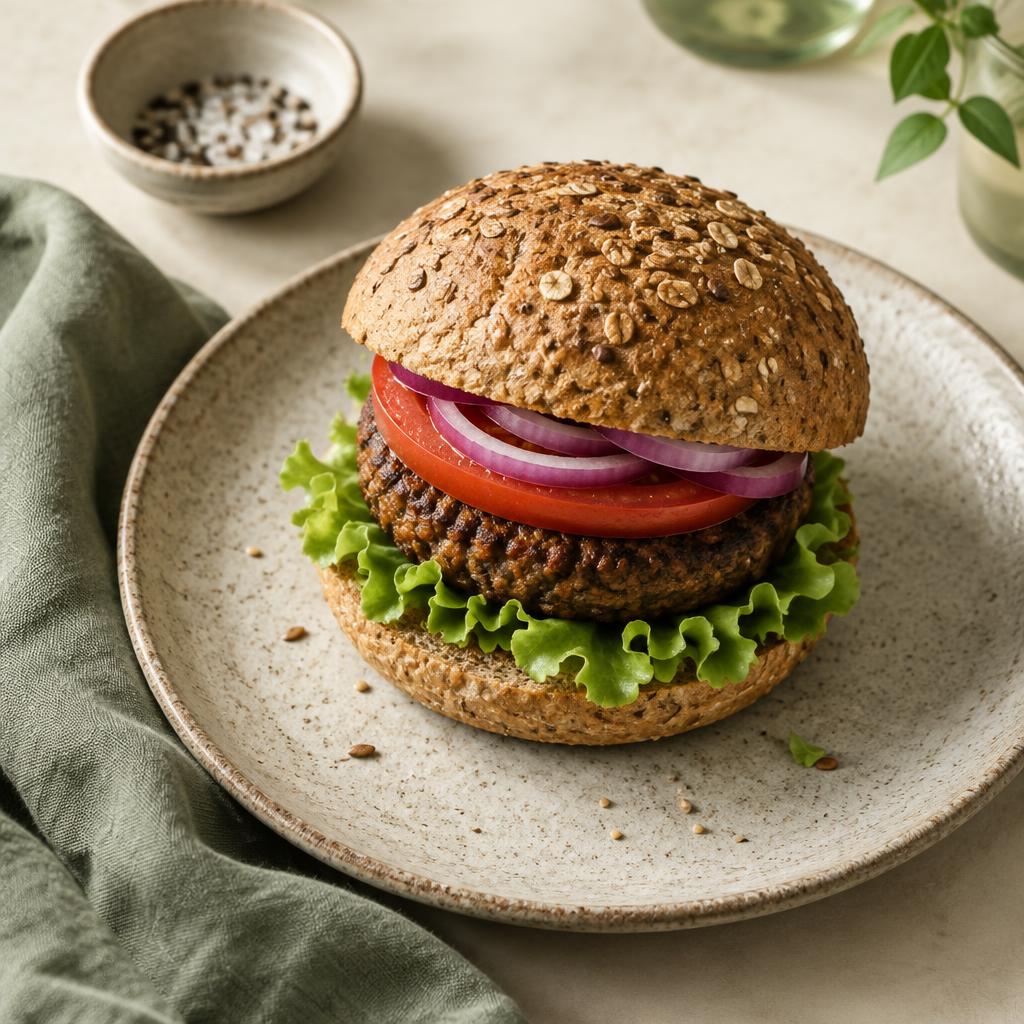 Imagem ilustrativa para Hambúrguer Vegano